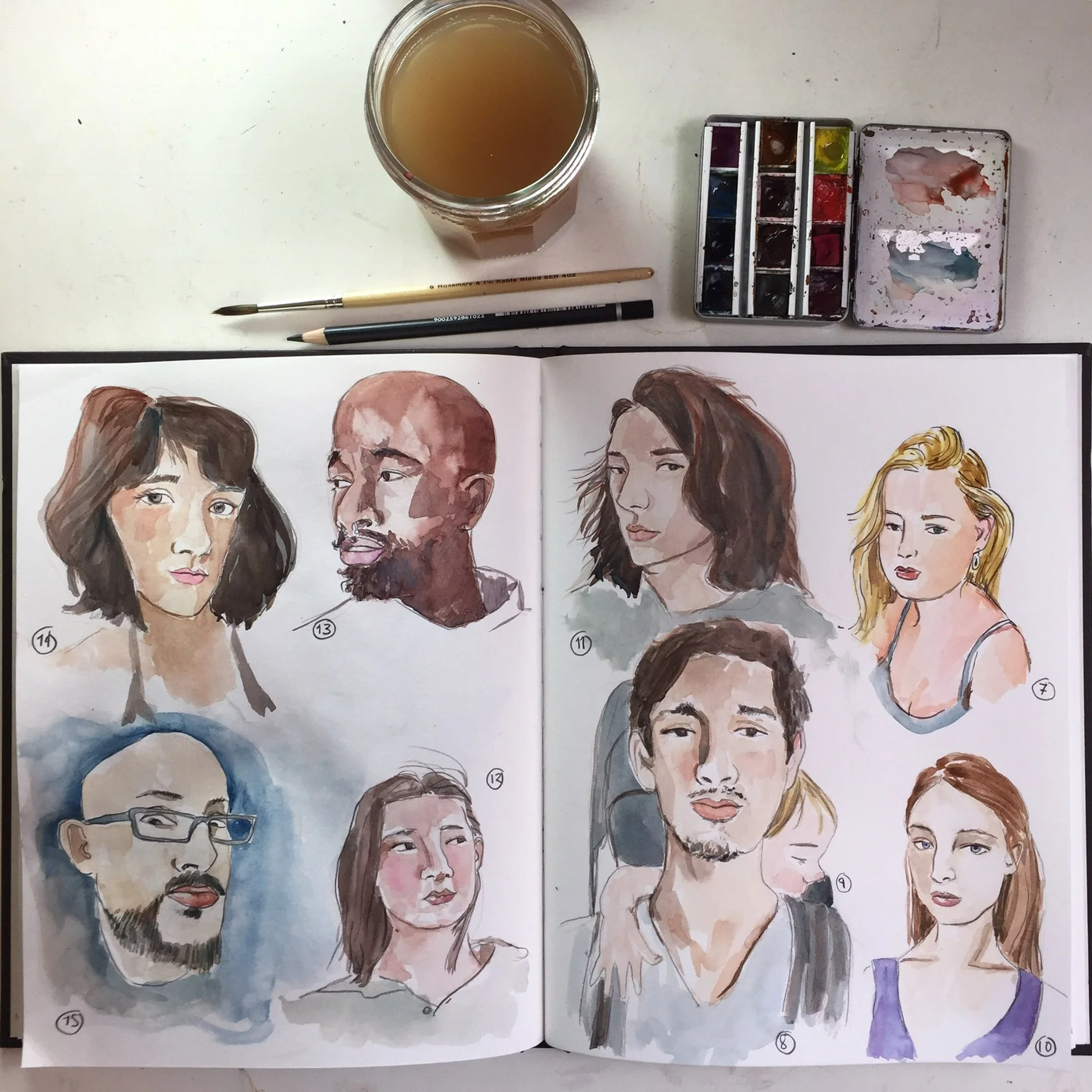 First #sktchyapp portraits were way too slow