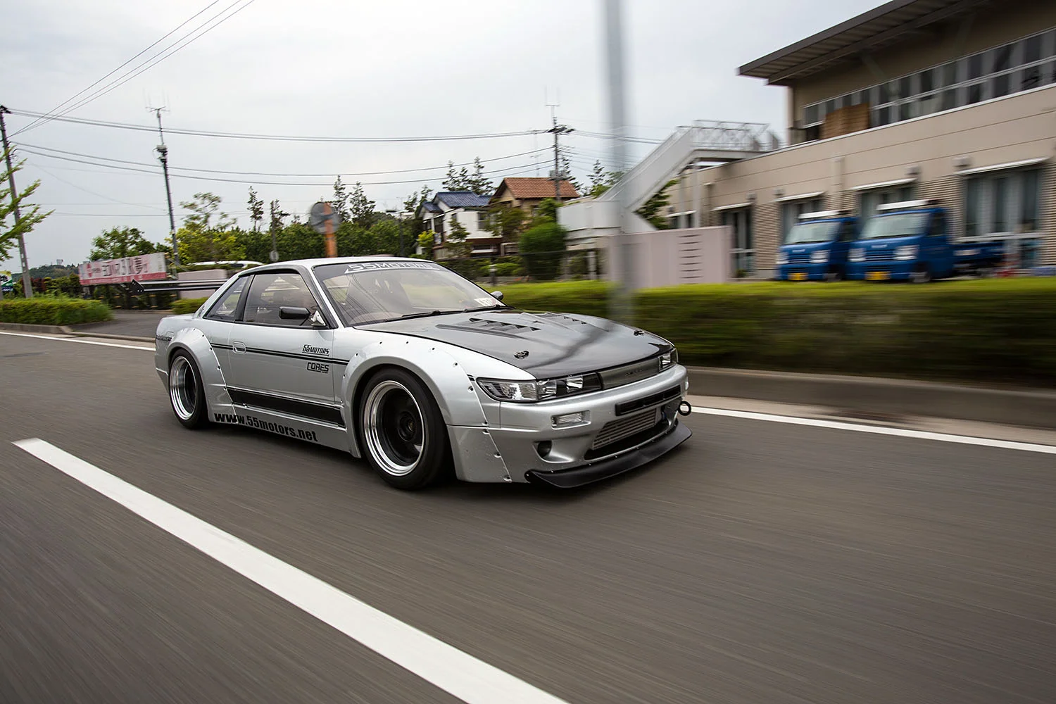 55Motors S13 in Yokohama, Japan.