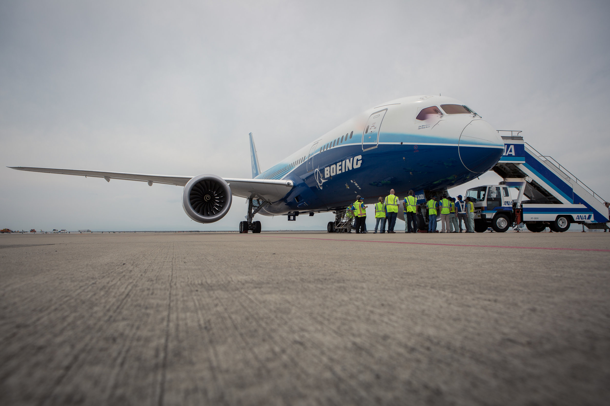 787 Dreamliner shot for Boeing