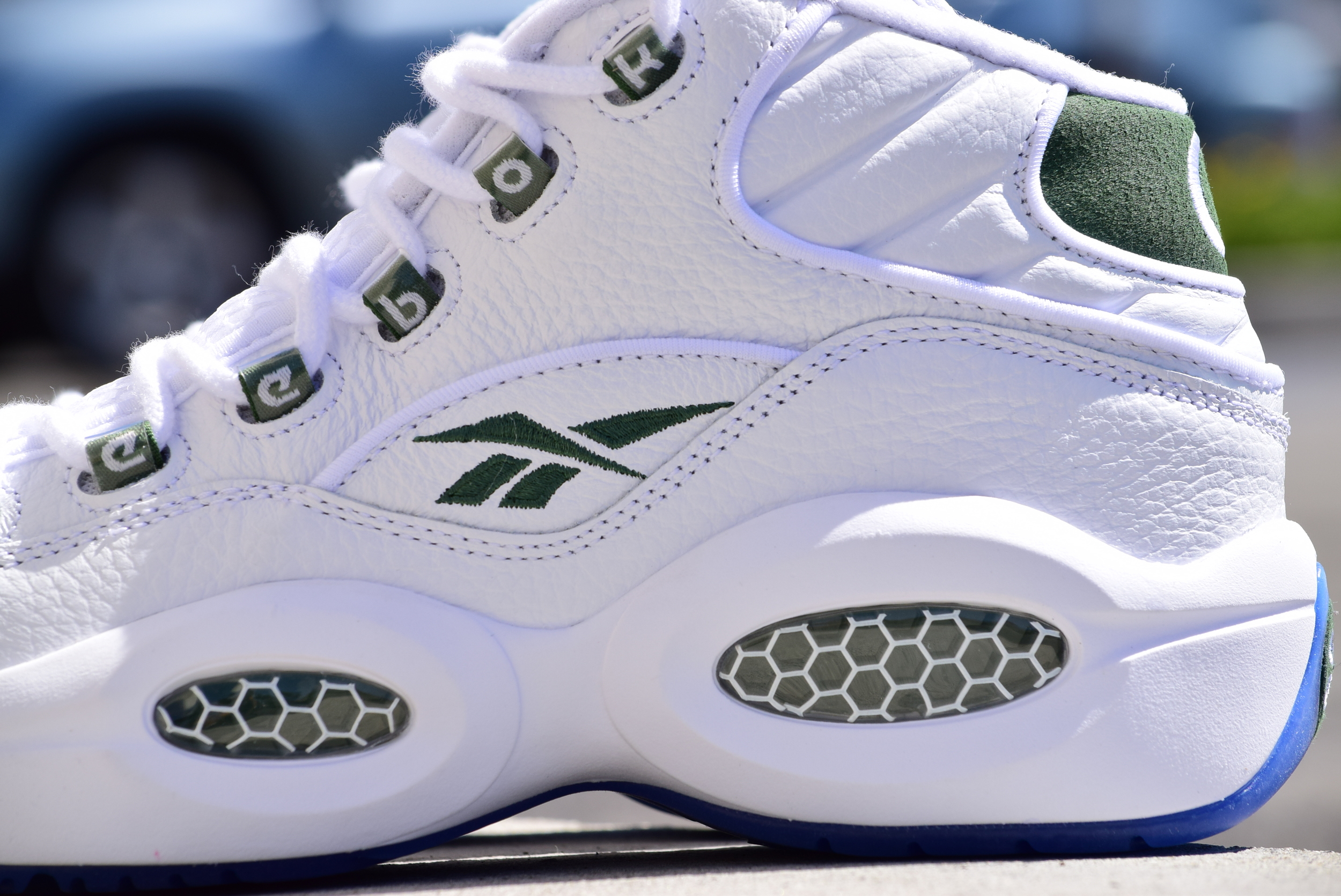 reebok question mid green fifteen