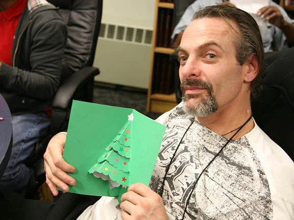  "I haven't seen a tree in two years, this will be my tree for my cubicle "- William