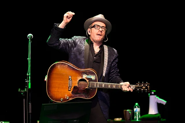 Elvis Costello at Lisner Auditorium, Friday, Nov. 22, 2013. ( Francis Chung for DCist)