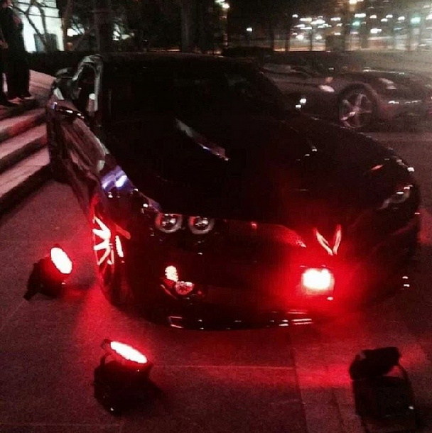 Turns out that this bitchin' Camaro, and not any of the film's various CGI flame creatures, is "The Firebreather." Image from Jinn's Instagram feed .