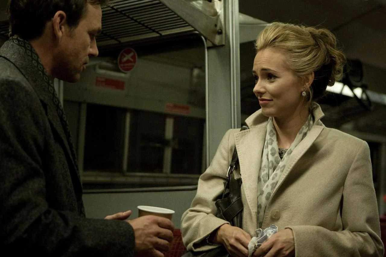 Dougray Scott and Kara Tointon in Last Passenger.
