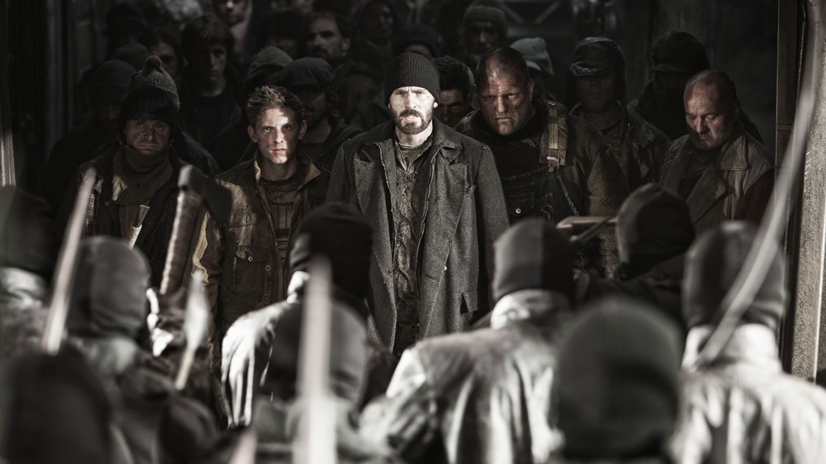  Chris Evans leads an international cast in Bong Joon-ho's  Snowpiercer.  