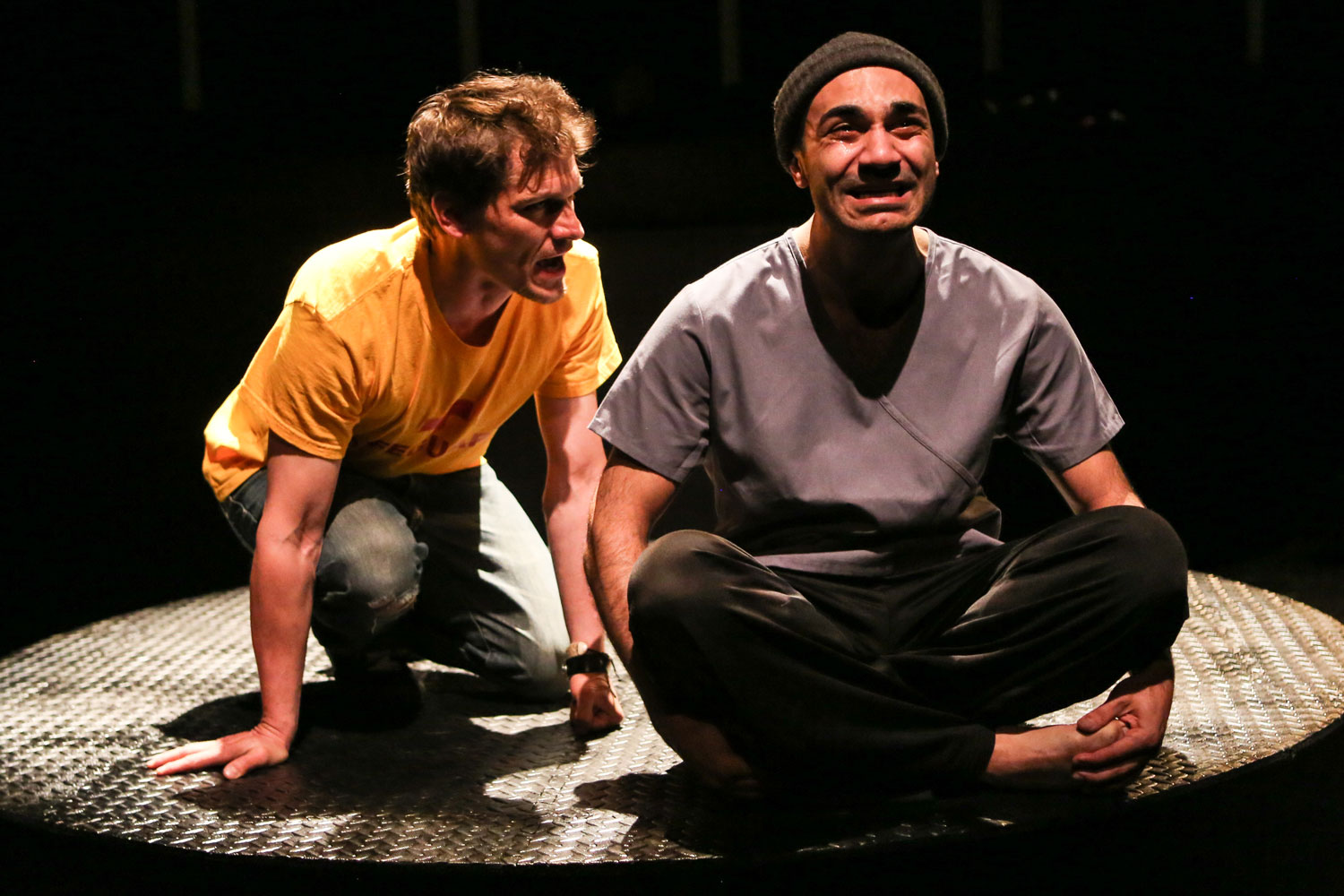  Patrick Bussink and Maboud Ebrahimzadeh as Jesus and Judas 