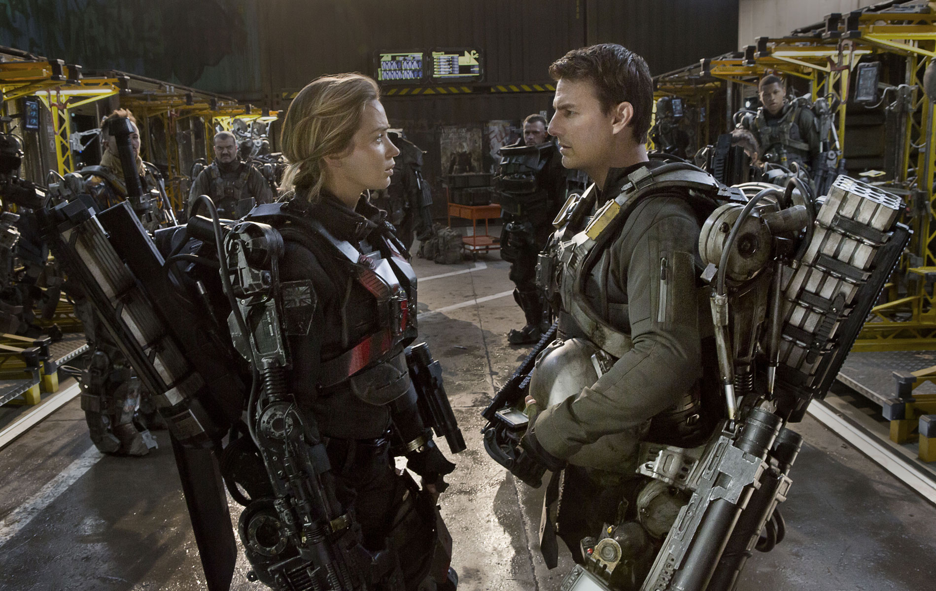  Emily Blunt &amp; Tom Cruise in  Edge of Tomorrow.  One of the sharpest summer blockbusters in years didn't open. 