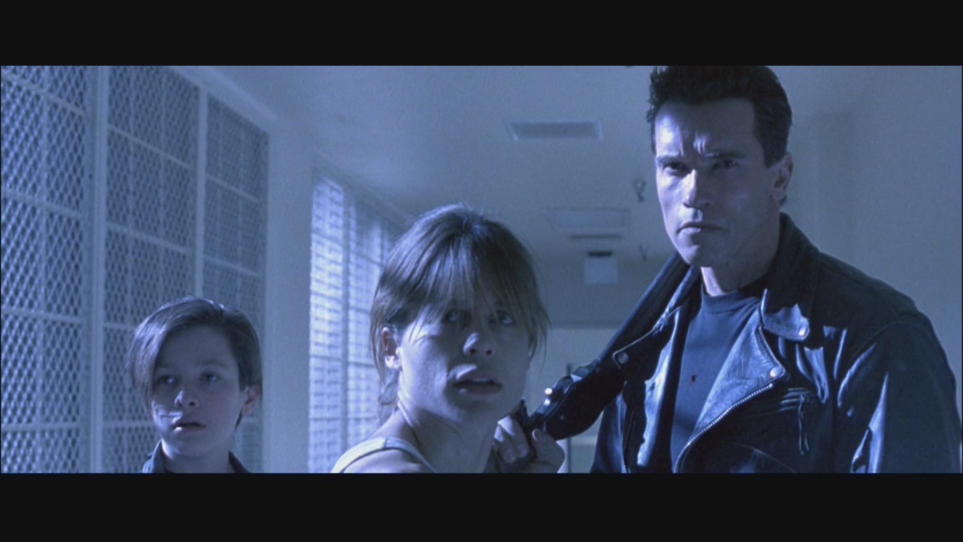  Nuclear Family: Eddie Furlong, Linda Hamilton, and Arnold Schwarzenegger fight the future in  Terminator 2: Judgment Day.  