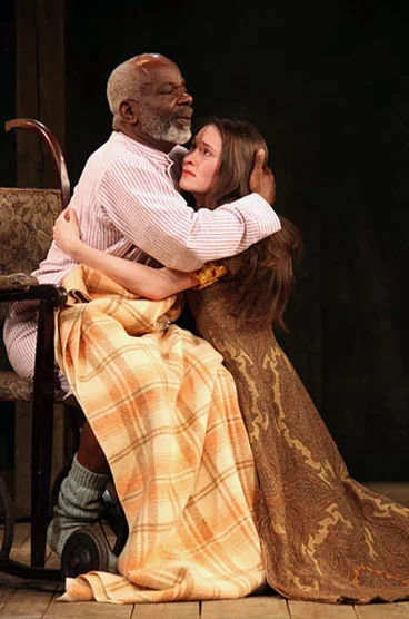 Joseph Marcell and Bethan Cullinane in King Lear (Ellie Kurttz).