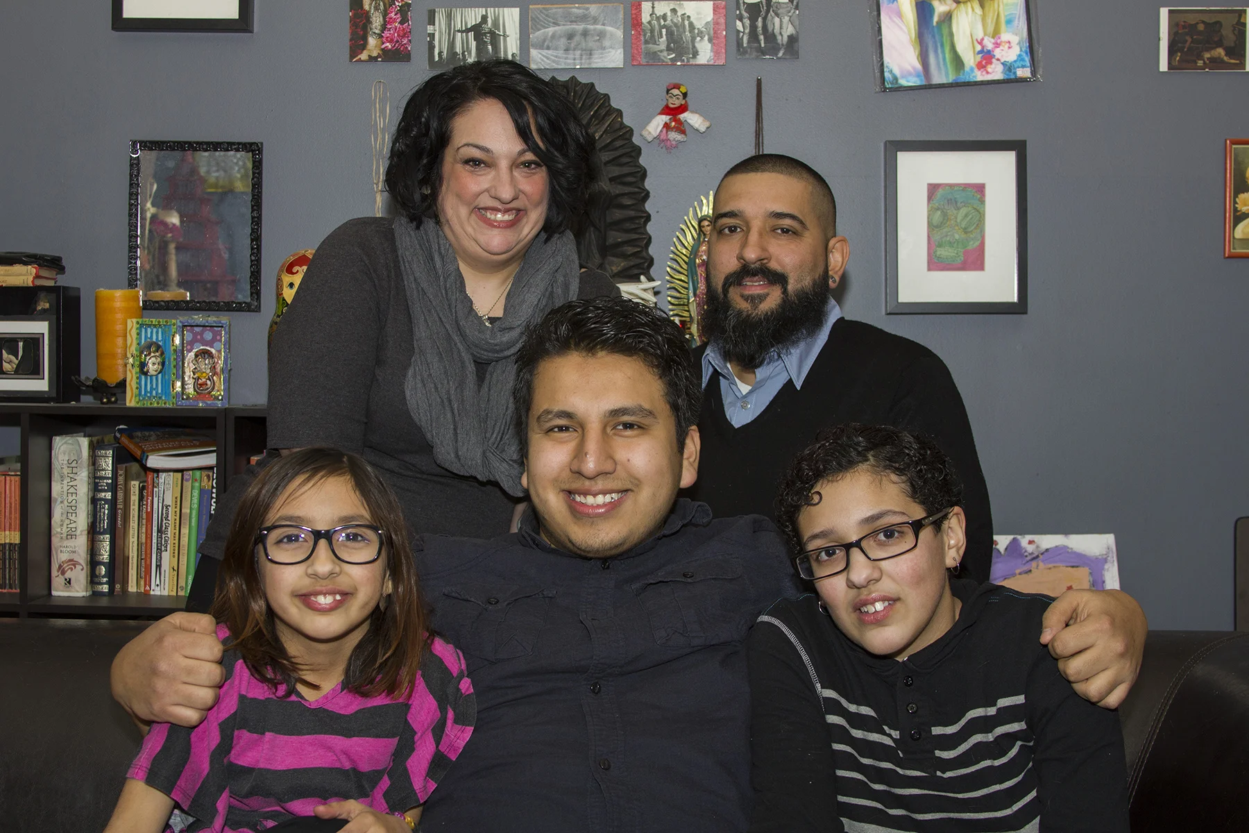 Roque (center), one of the three young Chicagoans profiled in The Homestretch, is a bad poster child for homeless youth.