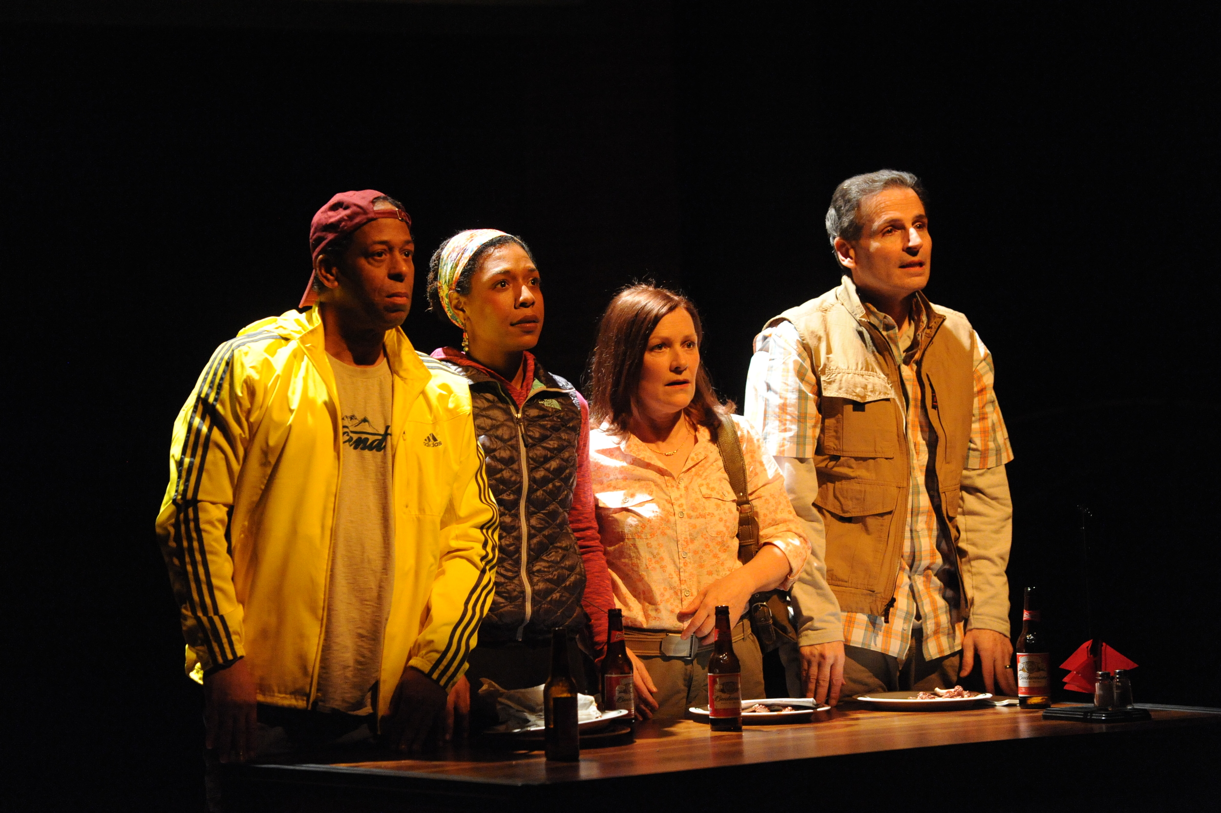  Thomas W. Jones II, Erica Chamblee, Jennifer Mendenhall, and Paul Morella in  Cherokee . 