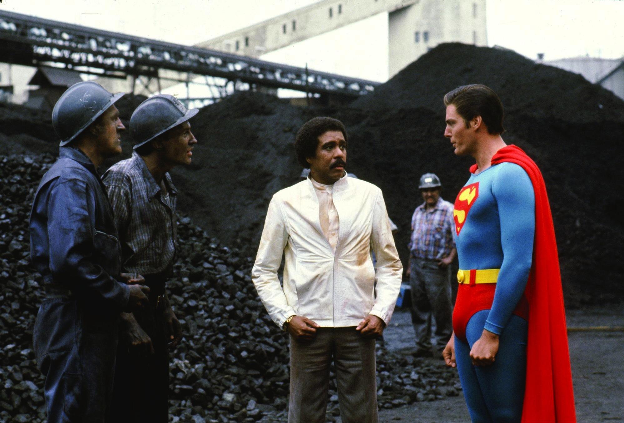 Superman III, 1983. According to Bryan Singer, this never happened. 