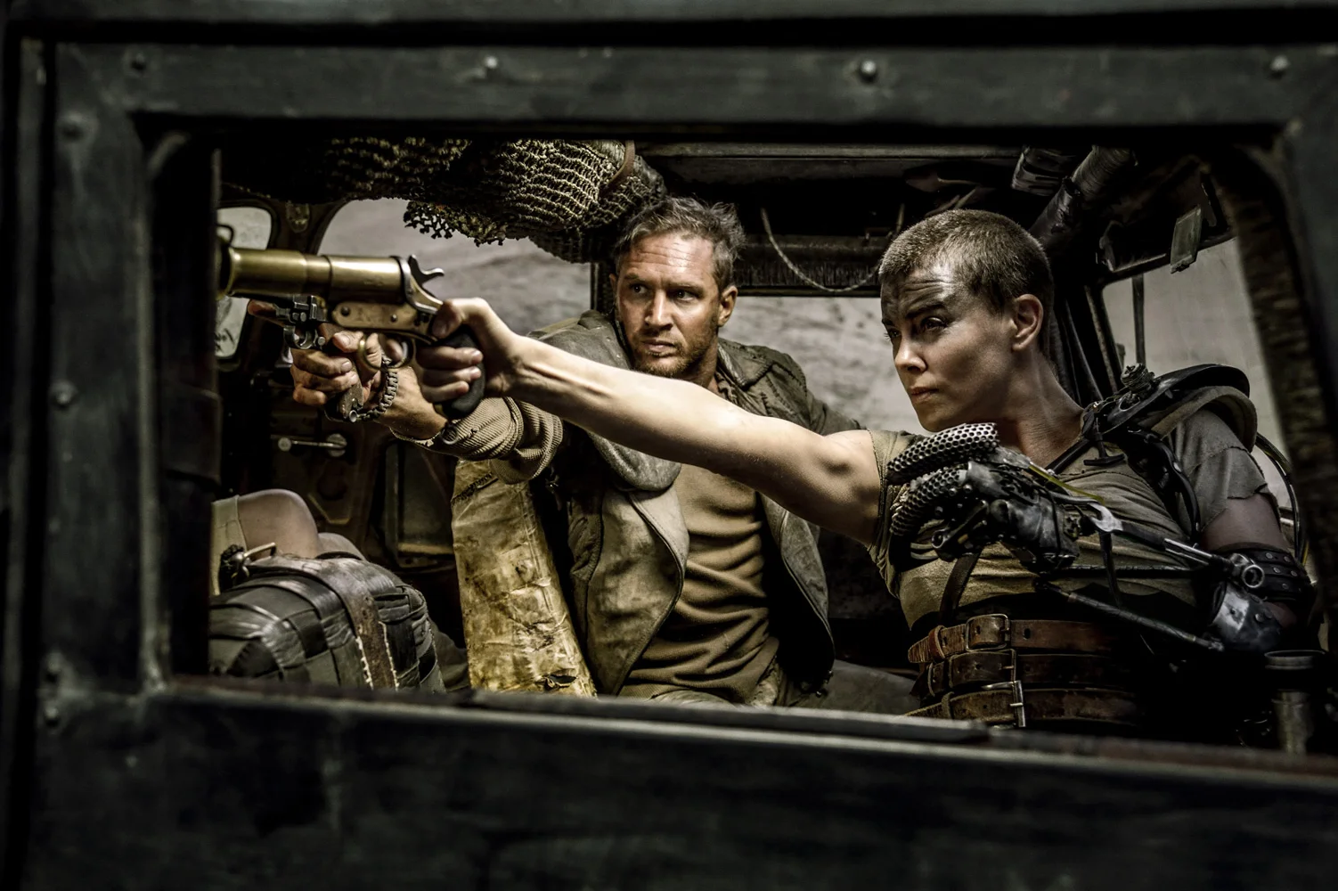 Tom Hardy & Charlize Theron play the dual protagonists of the fourth, and best, Max Max.