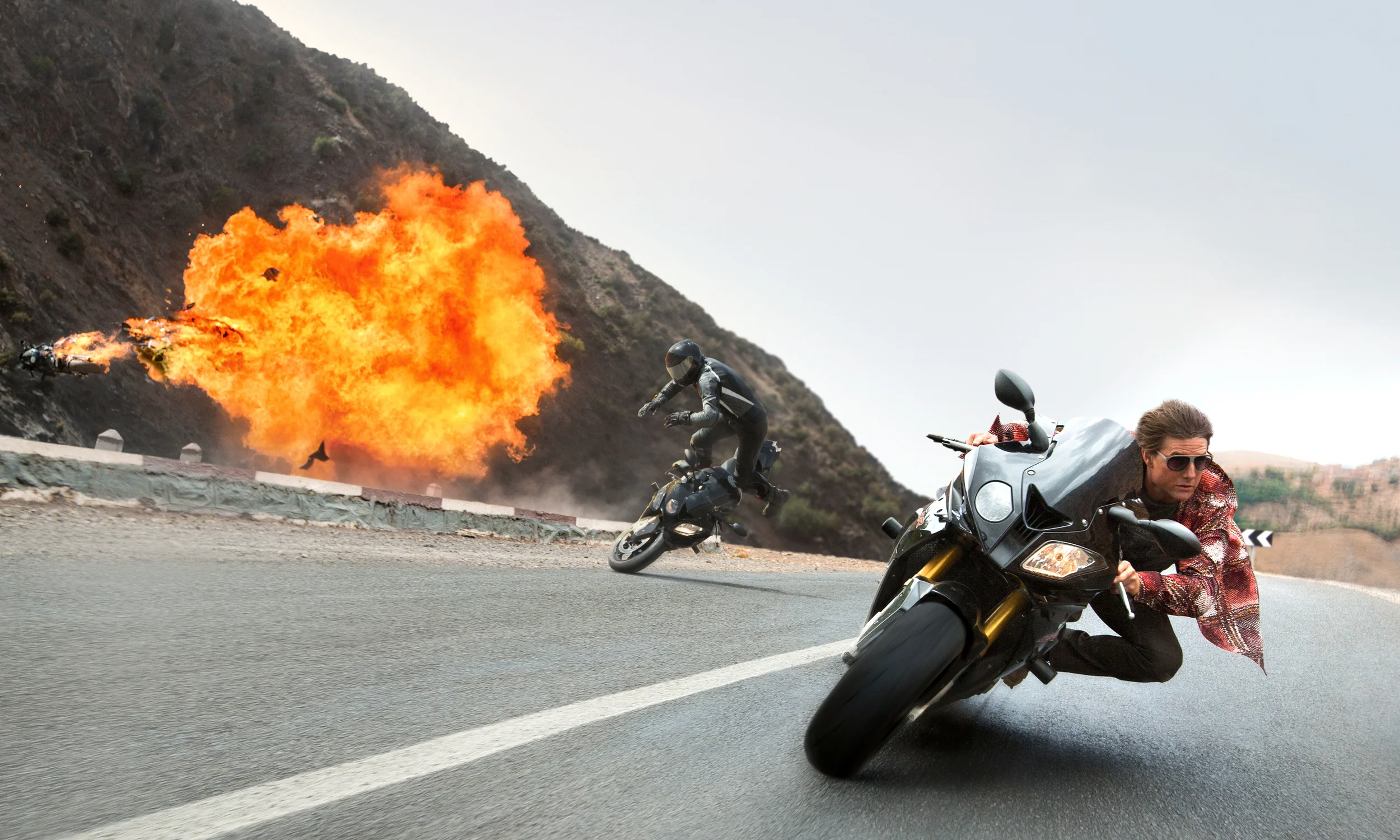 Motocruise: Five films and 19 years in, the Mission: Impossible series easily outclasses the Fast and the Furious series in everything, including high-speed chases.