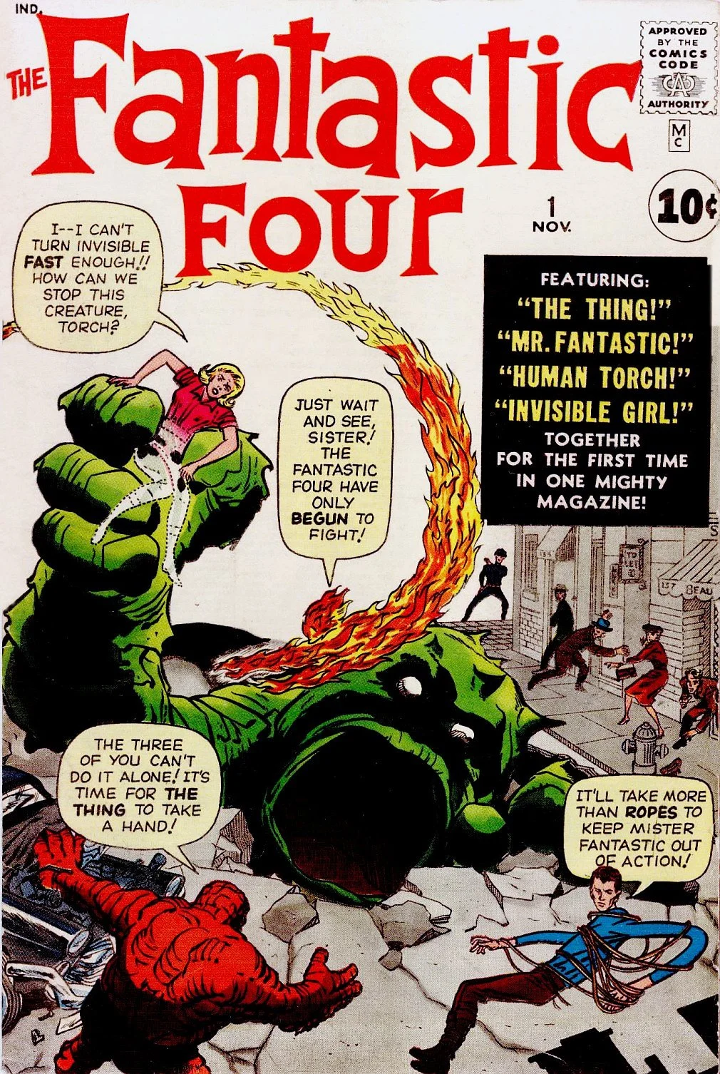 Stan Lee & Jack Kirby's Fantastic Four No. 1 hit newsstands on Aug. 8, 1961.