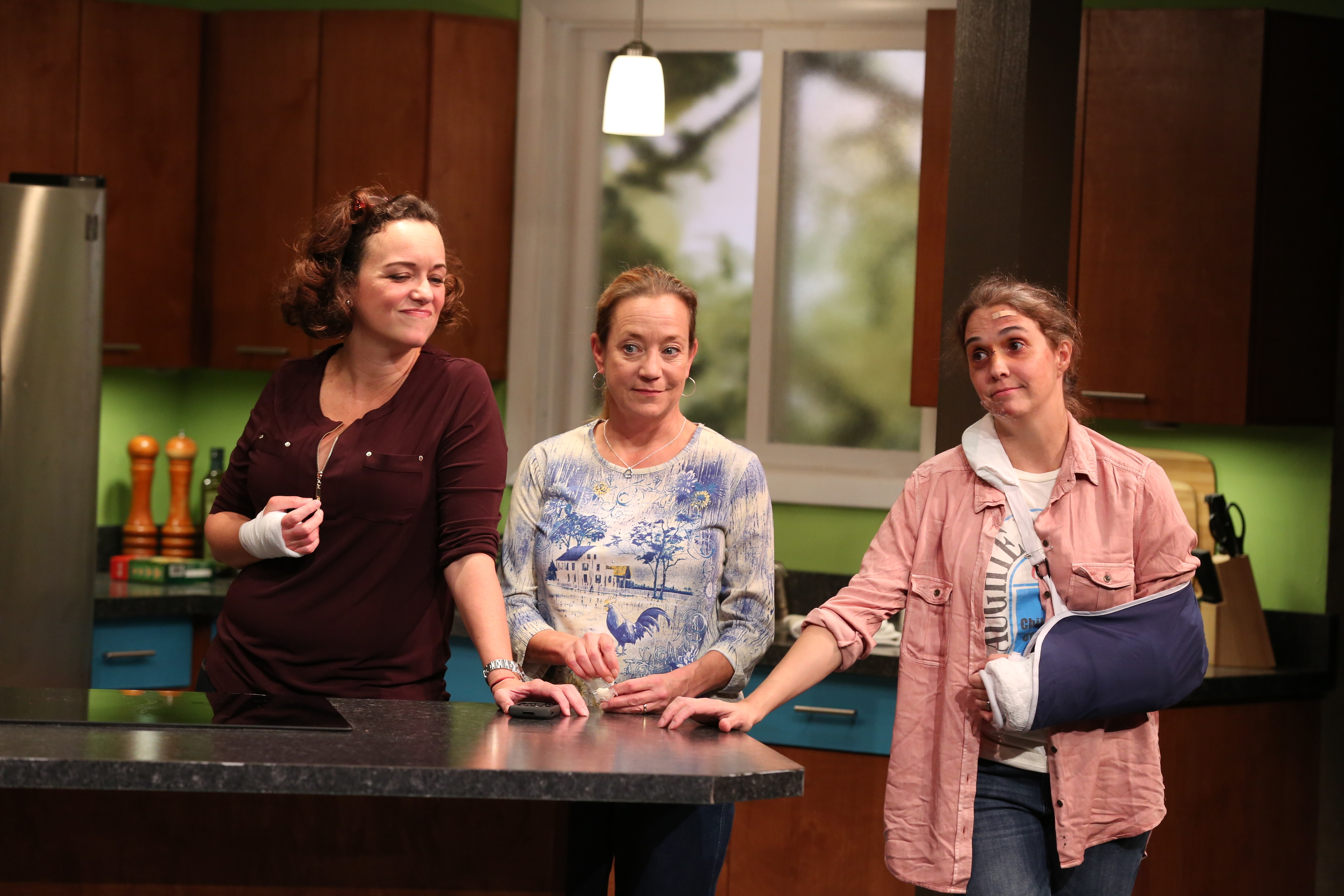  Emily Townley, Amy McWilliams, and Holly Twyford in  Bad Dog &nbsp;(Nicholas Griner). 