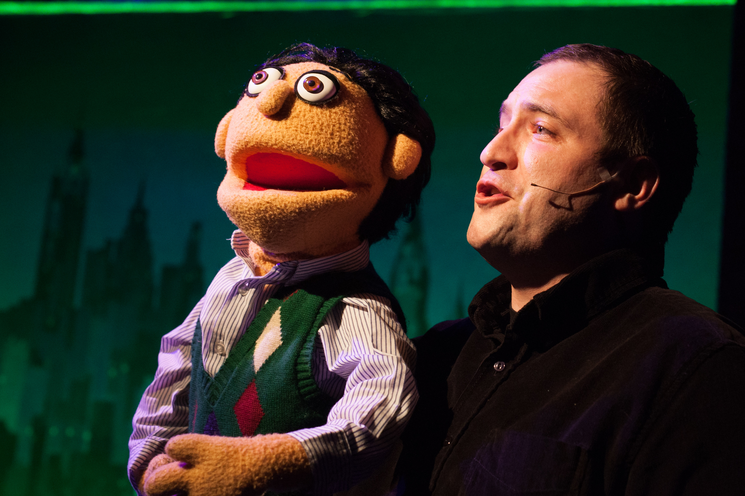  Matt Dewberry as Princeton in  Avenue Q.&nbsp; (Stan Barouh) 