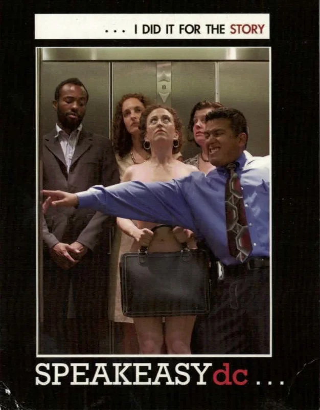 Amy Saidman (center), seen in this 2005 postcard, wanted to be clear this was not for kids.