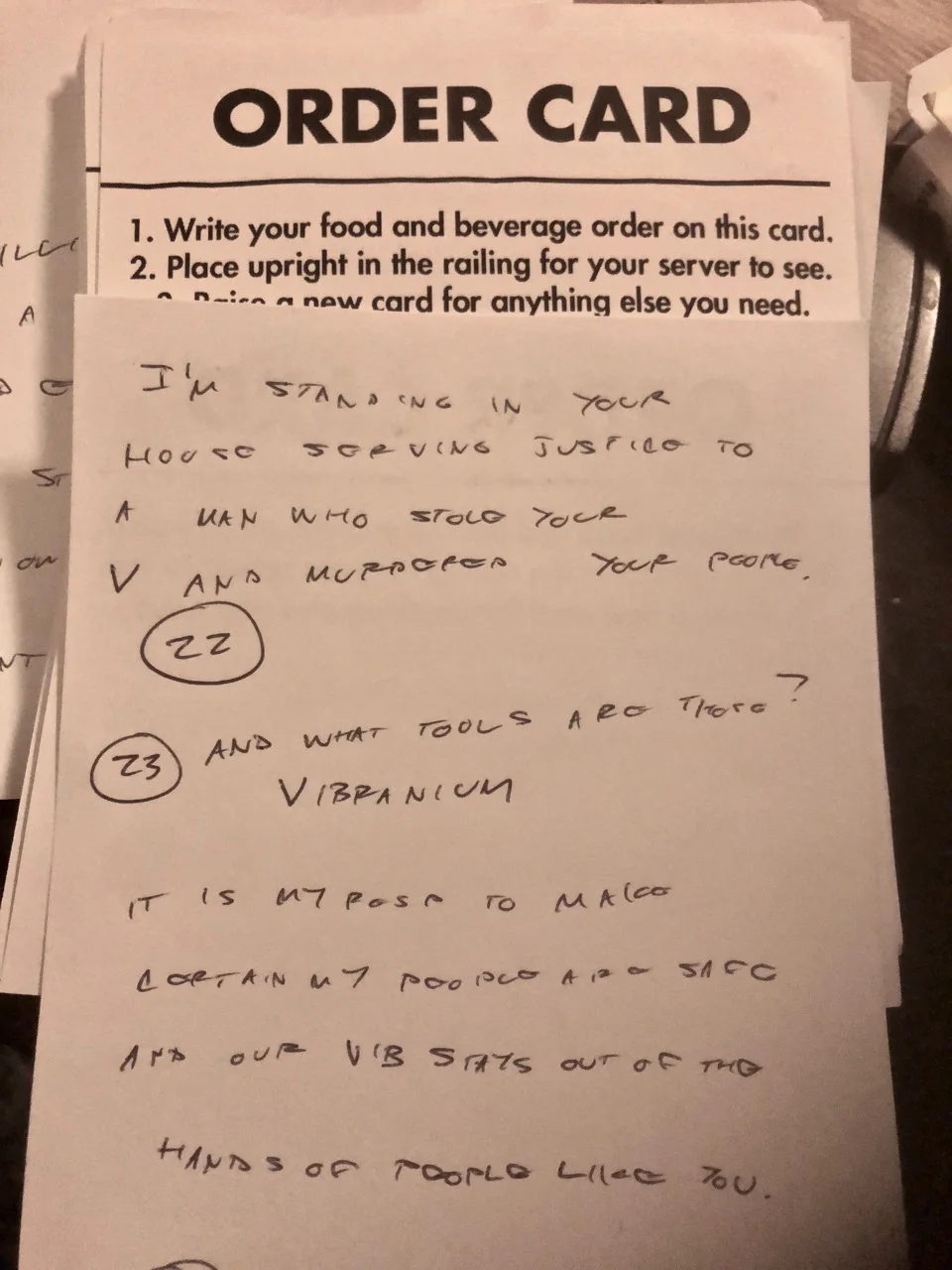 Field Notes. I should've let my mom teach me shorthand like she wanted.