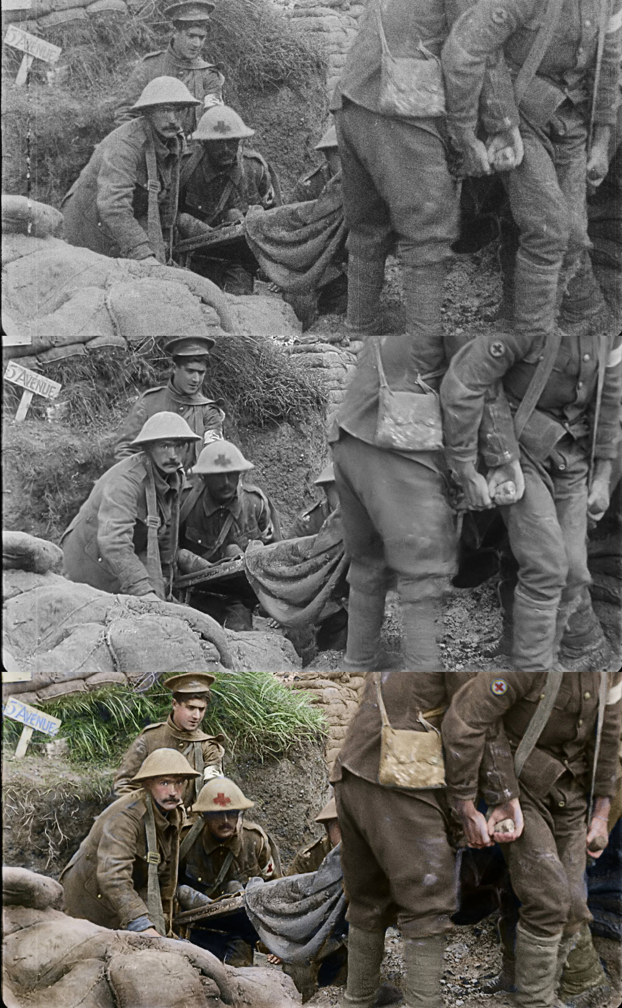 Peter Jackson oversaw the restoration and conversion to 3D of century-old footage from the Imperial War Museum. (Warner Bros.)