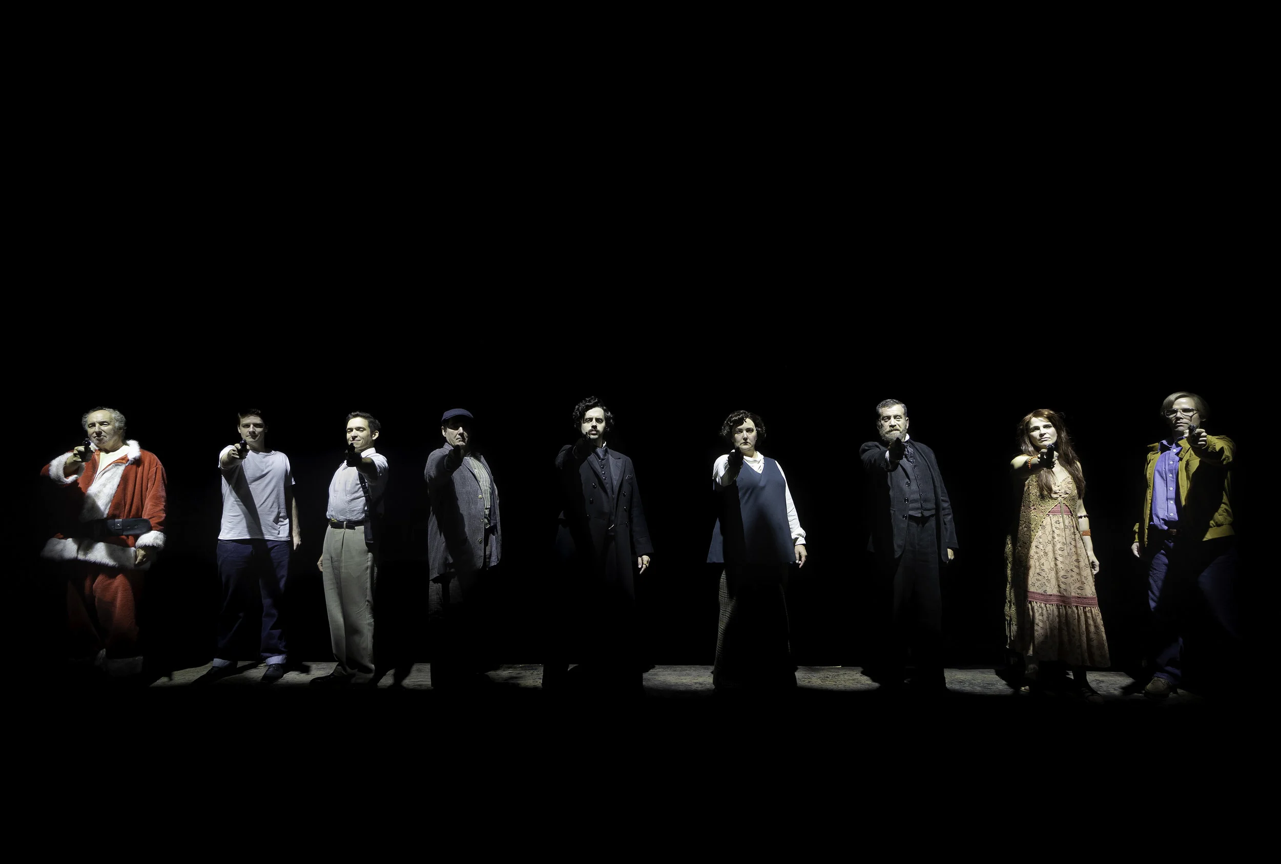 Signature Theatre’s 2019 Assassins is its third since 1993. (Christopher Mueller)