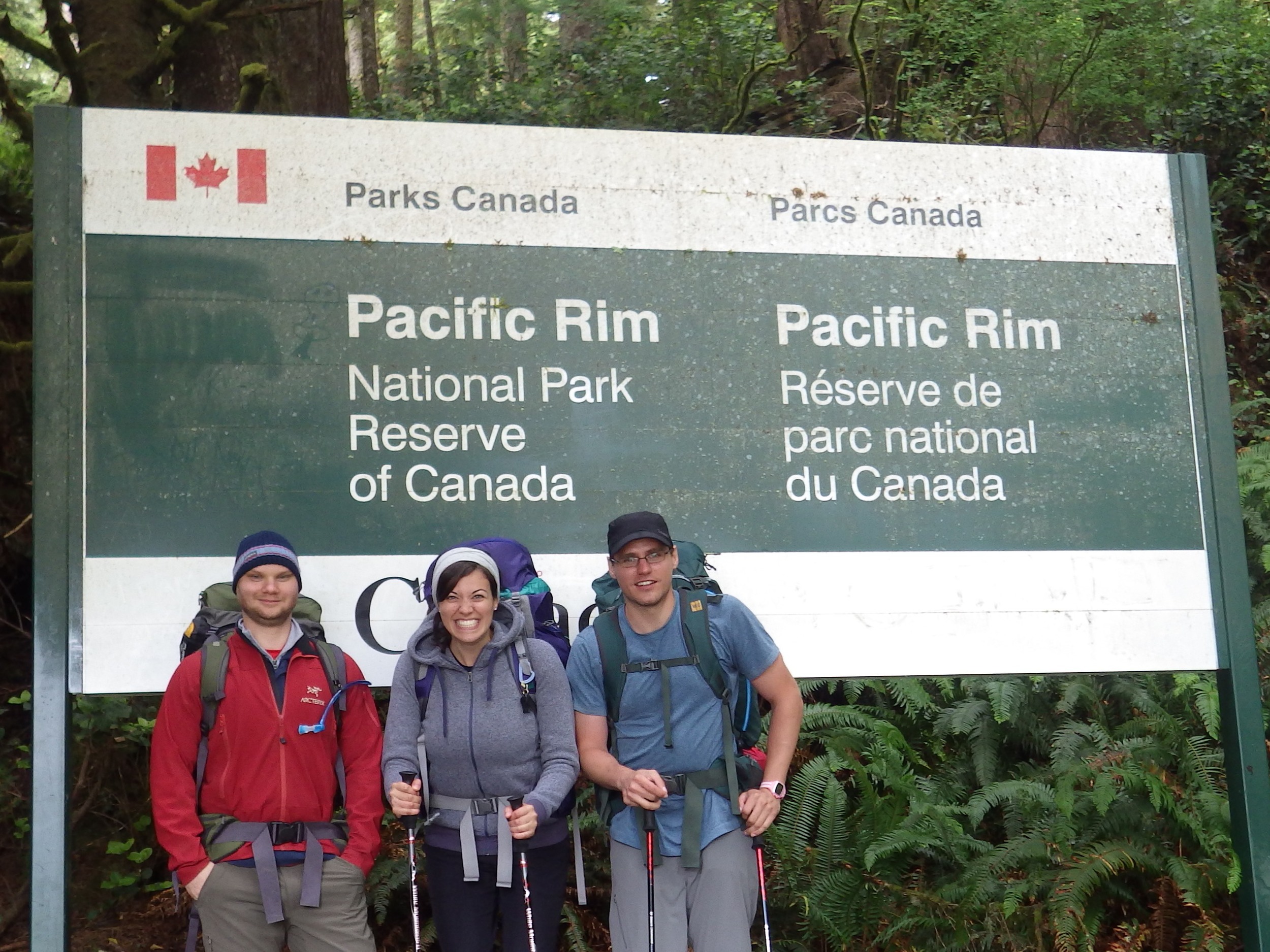 Getting ready to hit the trail! That’s me between my co-adventurers, Pete and Tim. Like a kid in a candy shop!
