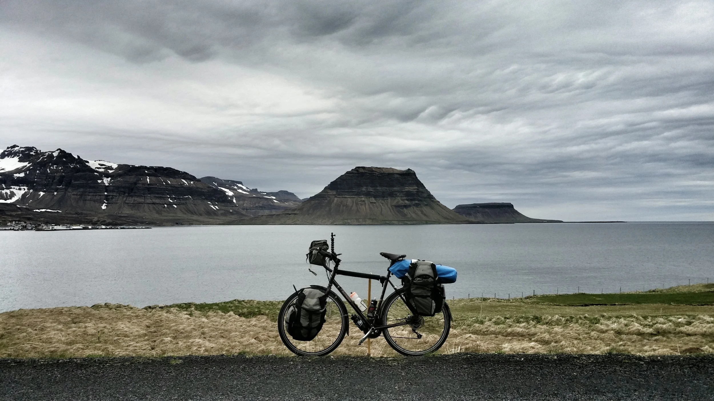 My bicycle and everything I needed to cycle around Iceland.