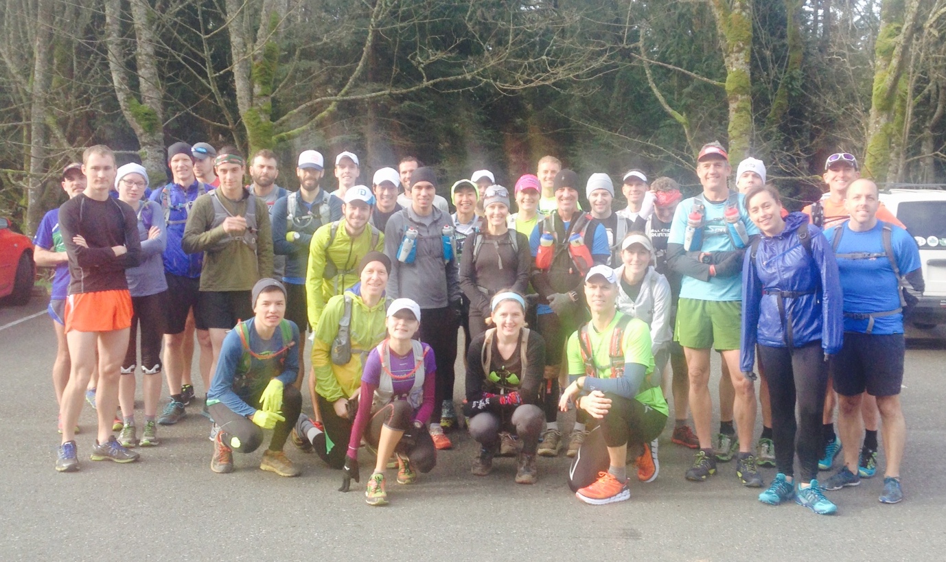 2015 Seattle Running Club Training Run on Chuckanut 50k Course