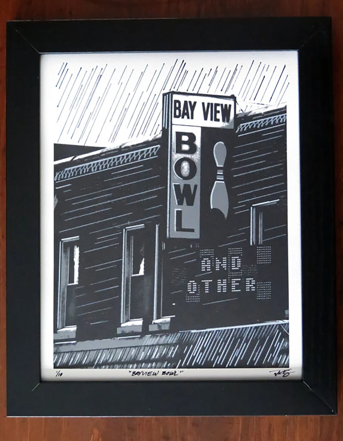 'Bayview Bowl' mixed media $35