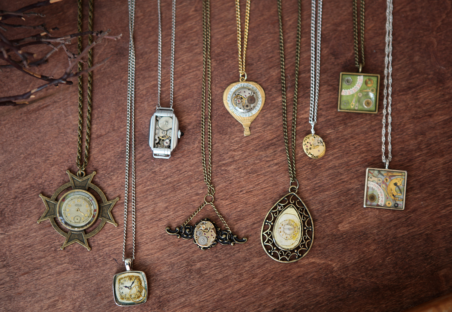 Various necklaces, $35-$55.