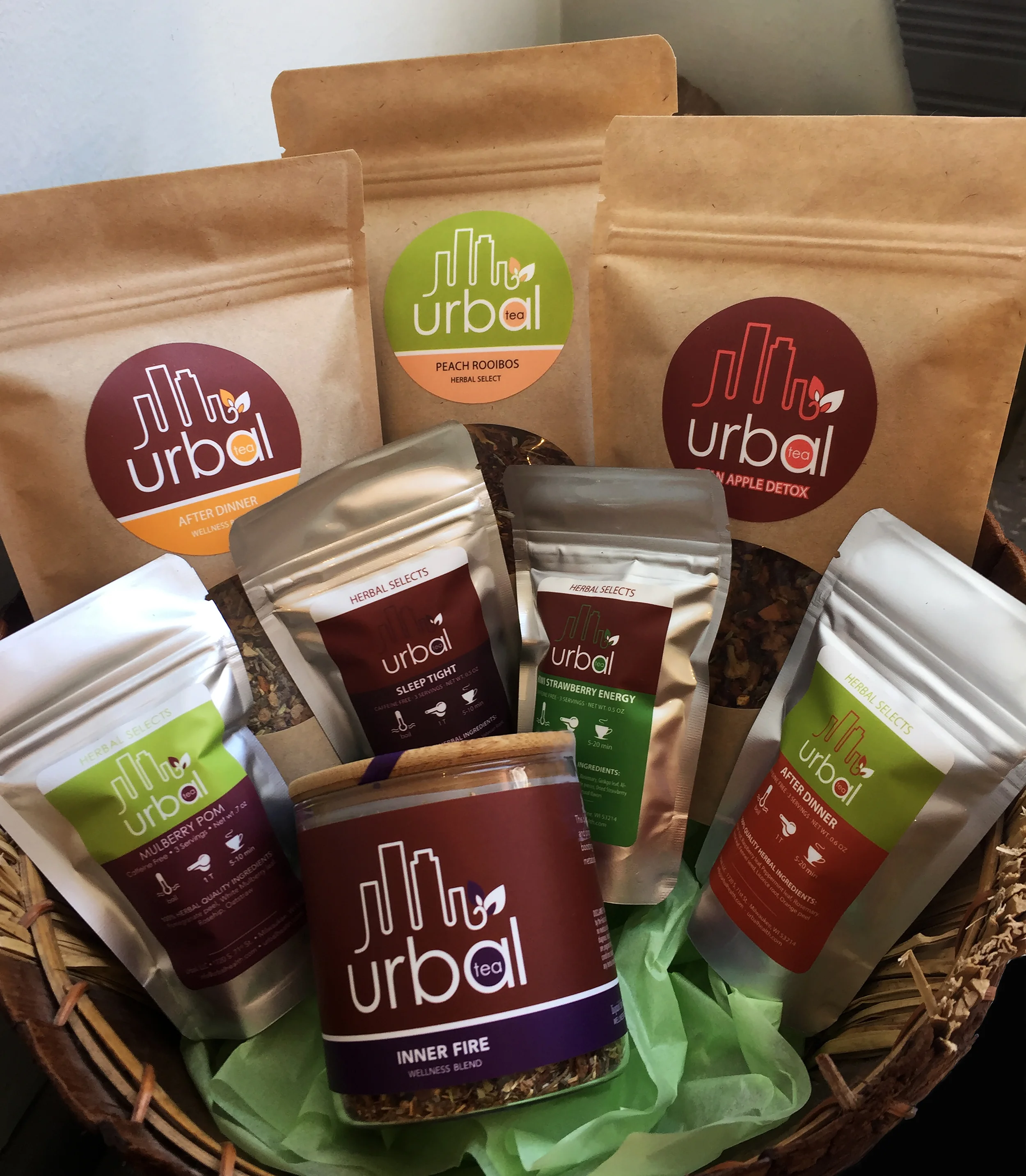 Urbal Teal has many different blends that are of the highest quality and and are picked with care and respect to the plant. Prices range from $5.60 for the 0.6oz size, $10 for the 3oz size, and $13 for the 3.5oz size.