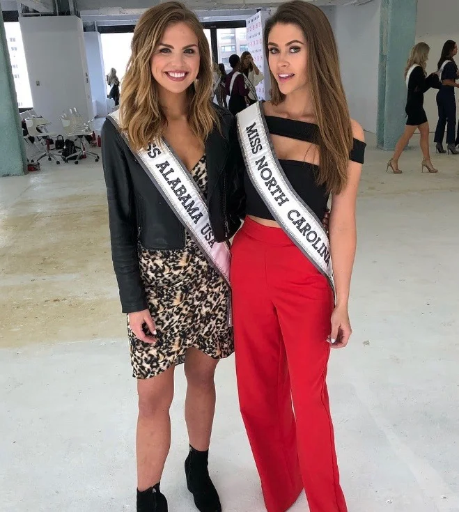 Hannah B. and Caelynn, Miss USA