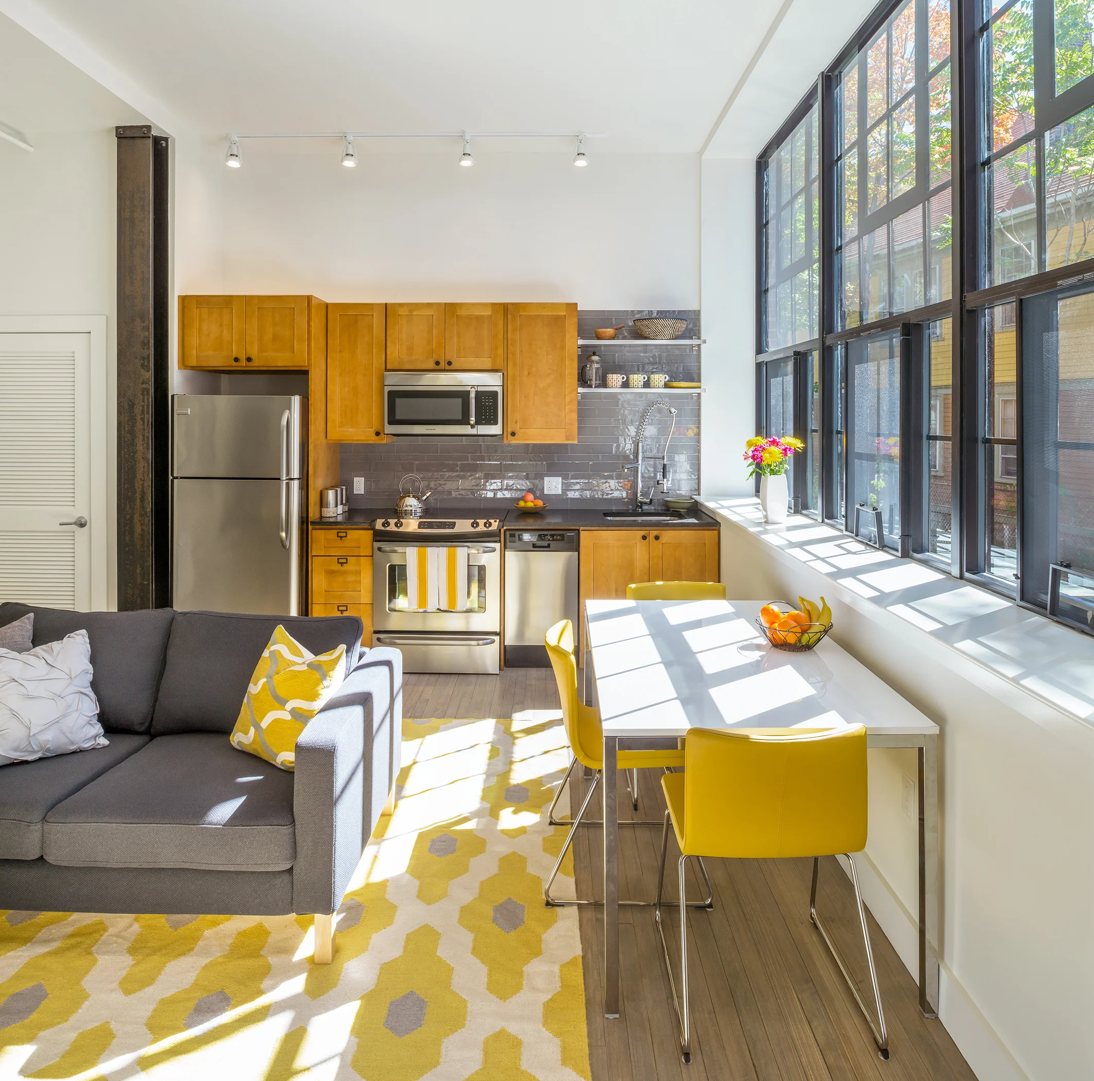 Off-Centre Lofts in Jamaica Plain, completed in September 2014