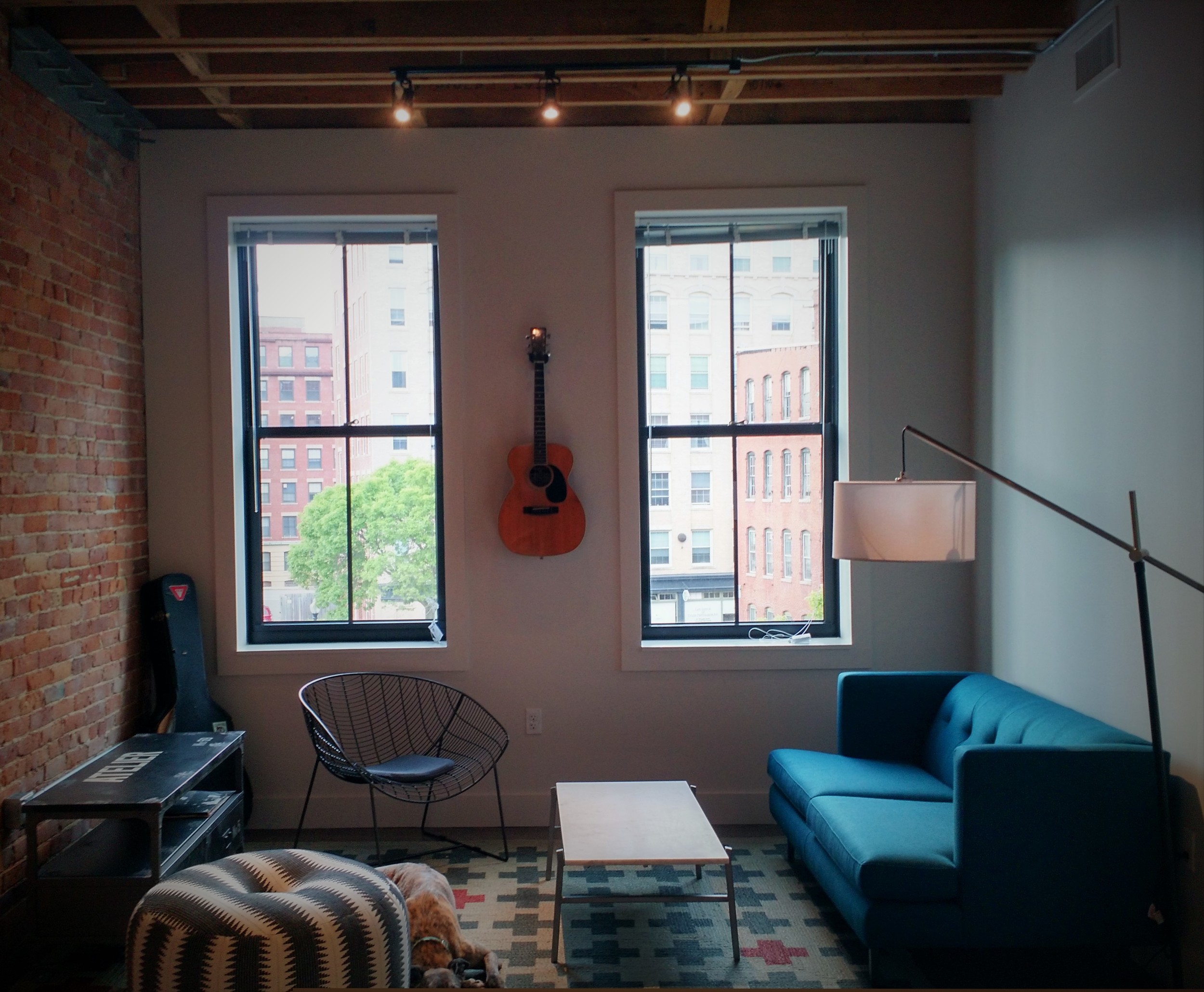 Each unit has views of the surrounding historic district and some have a glimpse of the Merrimack River. 
