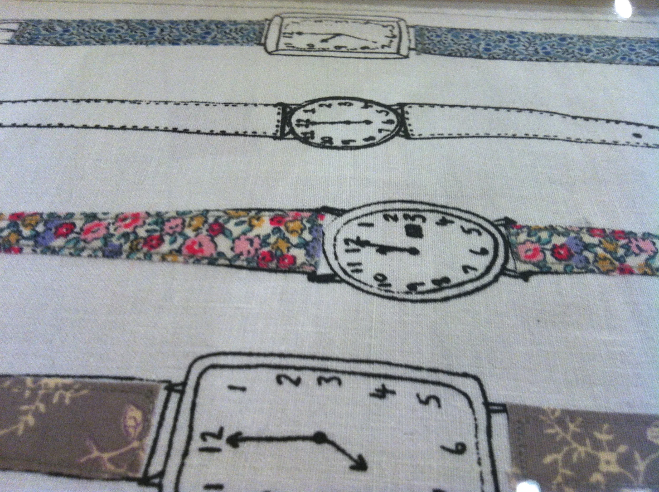 Watches print; Claire Blackburn