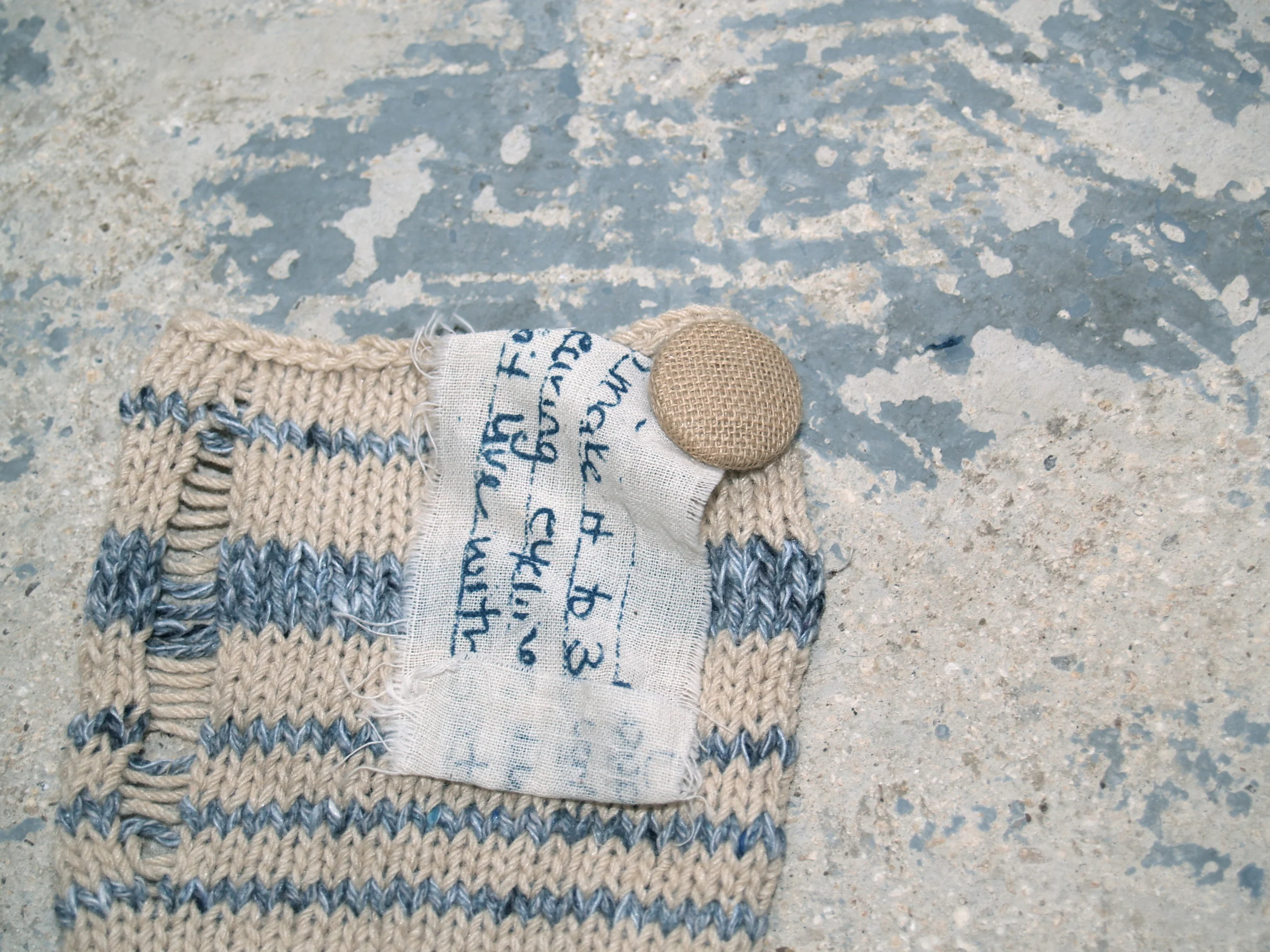 Ladder knit; Claire Blackburn