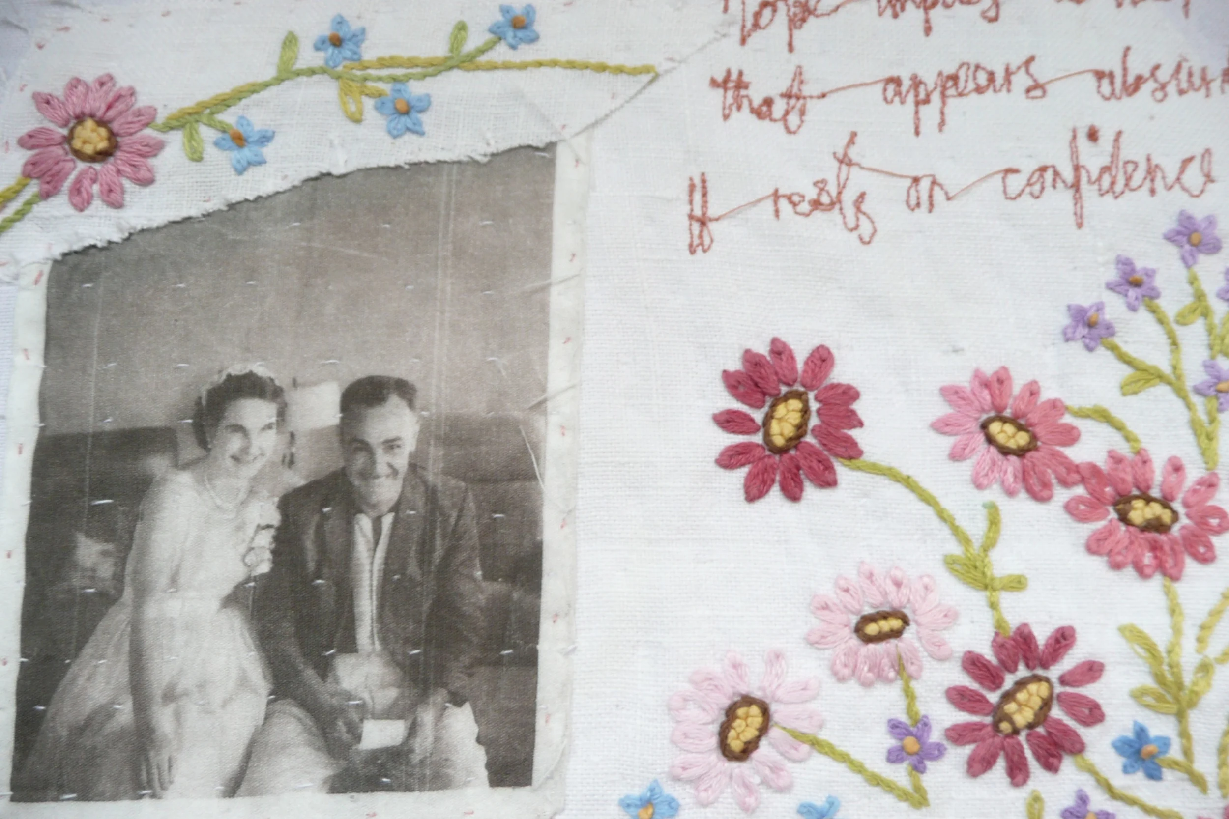 Dorothy's wedding day; Claire Blackburn