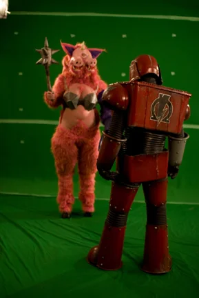  Roboto Supremo. Production Design & Creature Design. Director, Victor Varnado. Set Photograph by Lisa Whiteman.