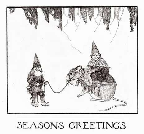 Illustration and Lettering, Greeting Card.