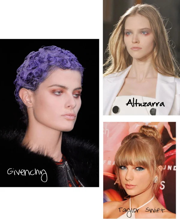 Photo credit, clockwise from left: Imaxtree via Harper's Bazaar and Stephen Lovekin/FilmMagic via Seventeen.com