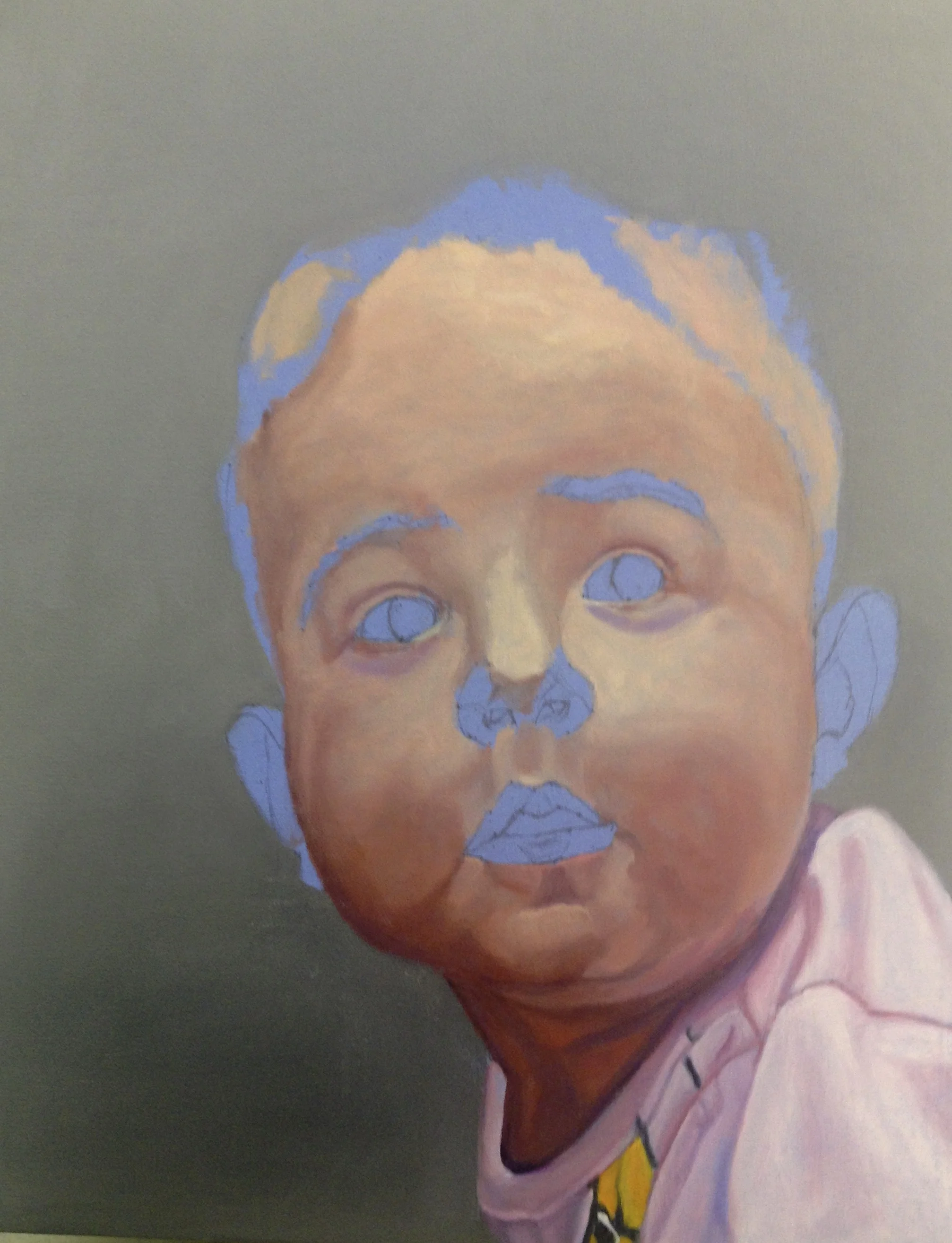 She used a fairly diverse portrait palette for the skin tones.