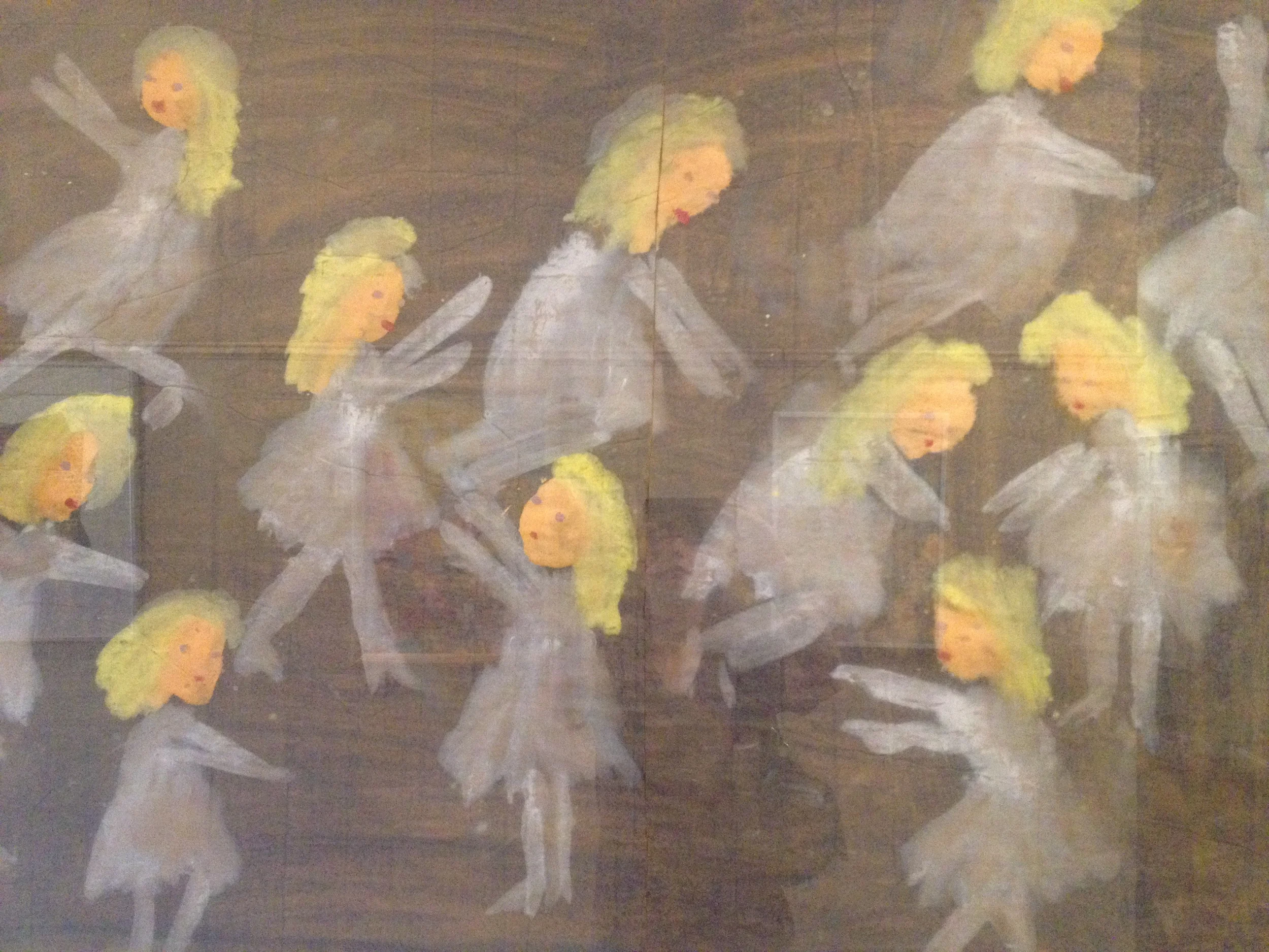 Dancing girls, I think, by Jimmy Lee Sudduth.