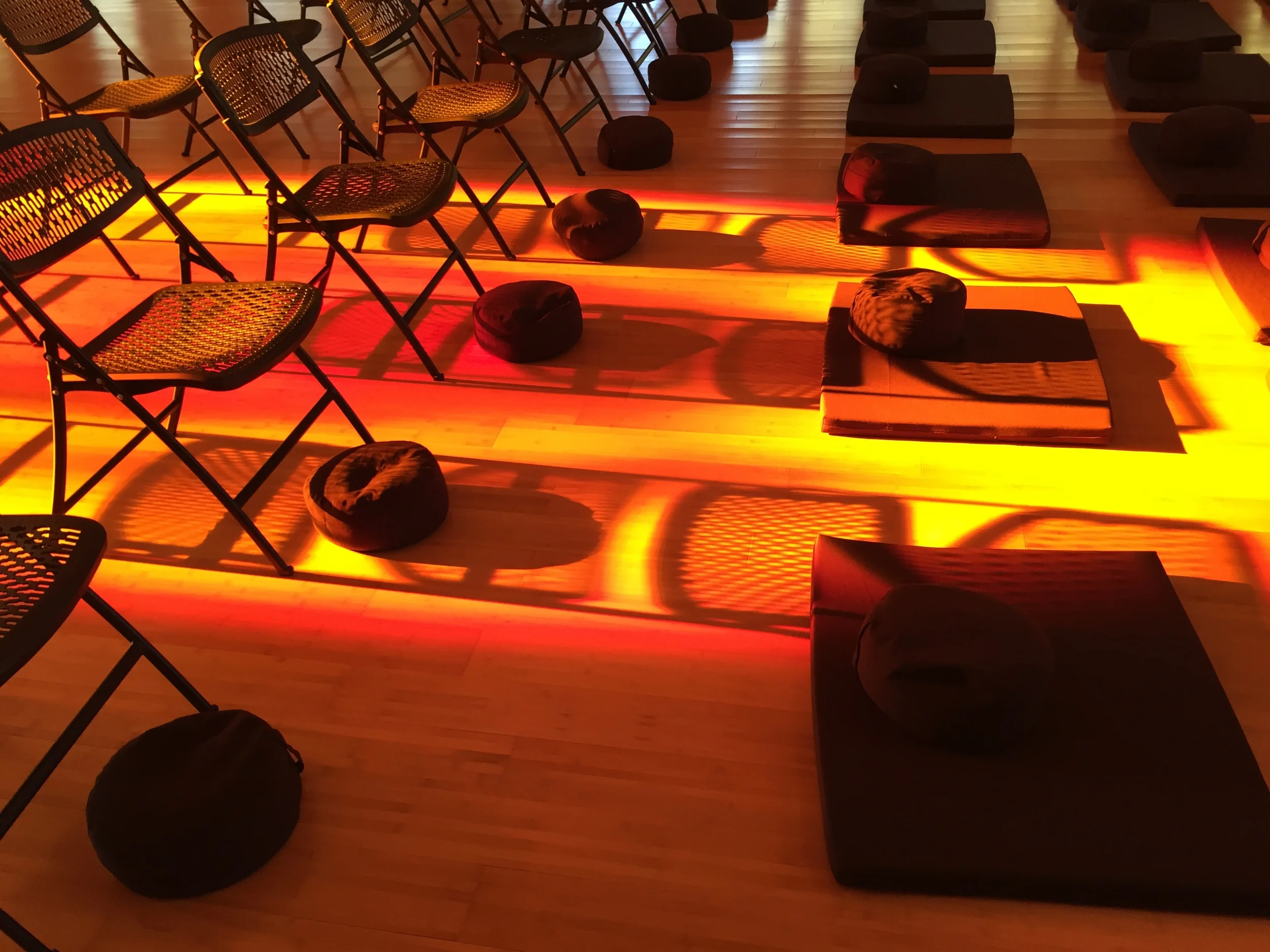 A couple weeks ago Red Dot owner, Dori, went to a Buddhist monastery for a nice, quiet retreat. Read all about this not happening at her blog Without A Net . 