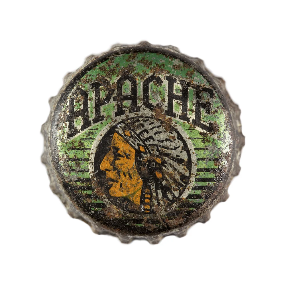 "Apache Beer Bottle Cap"