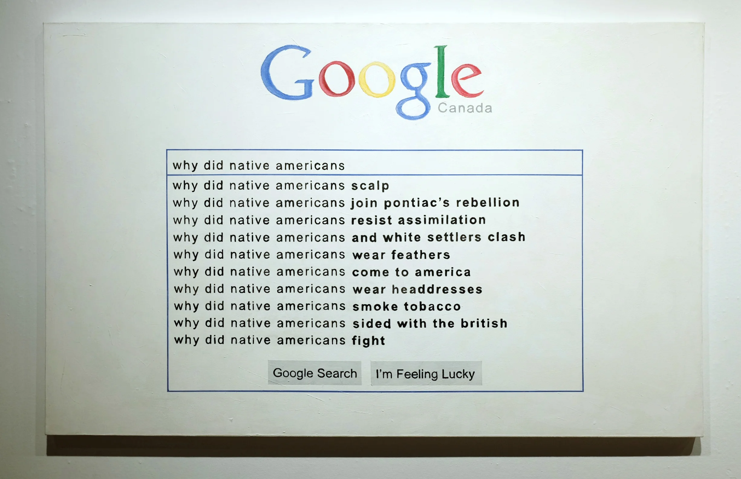 Why did native americans