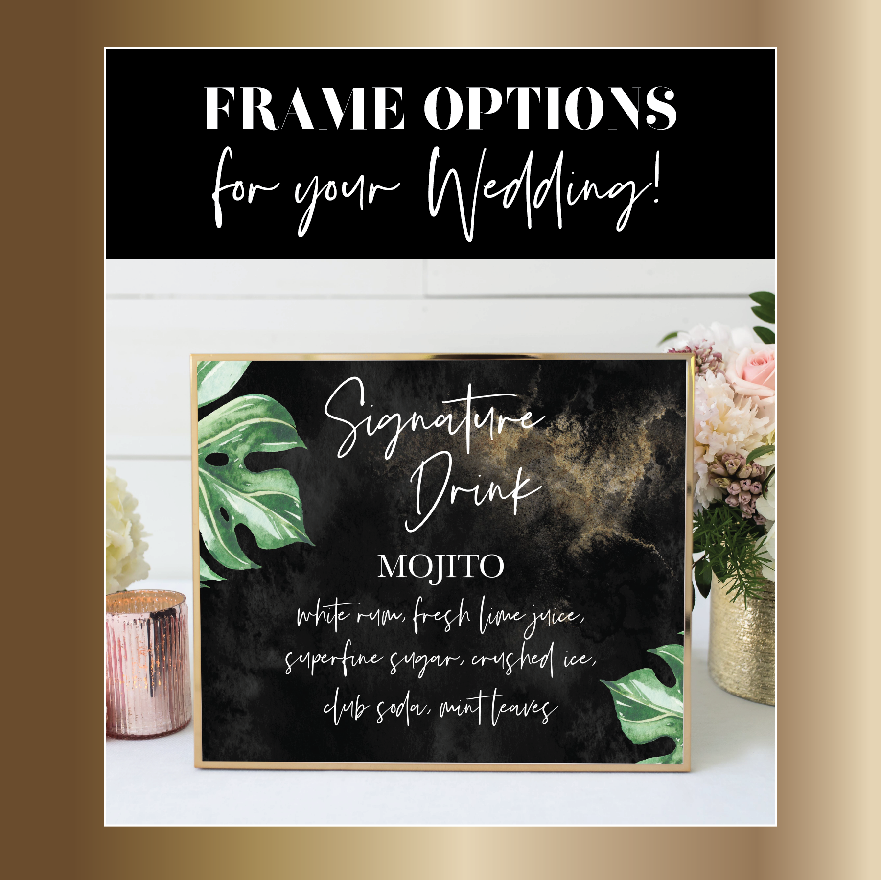 Signage Options for your Wedding!