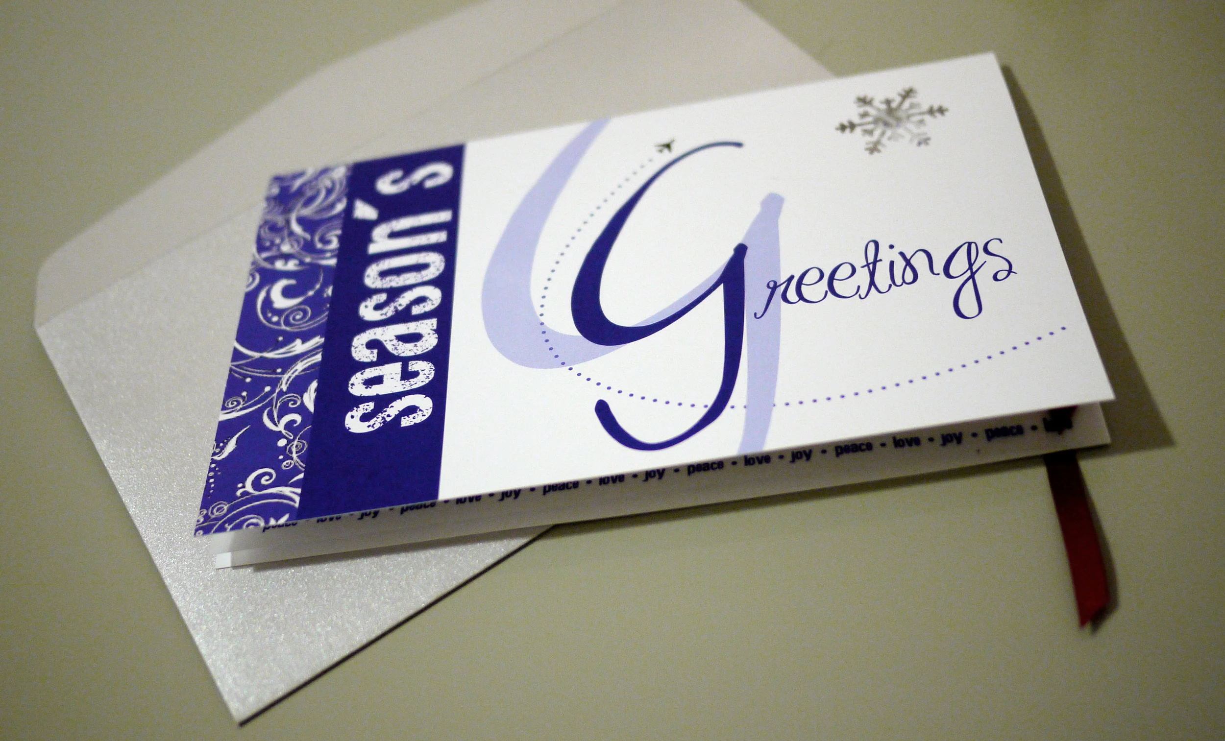 Handmade Travel Agency Holiday Card