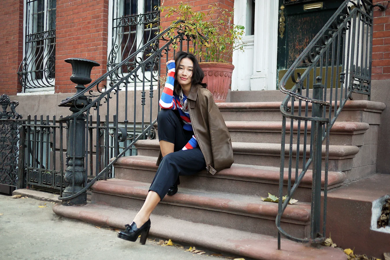 Khiếu Thi Huyền Trang (Vietnam Next Top Model) location: West Village (NY)