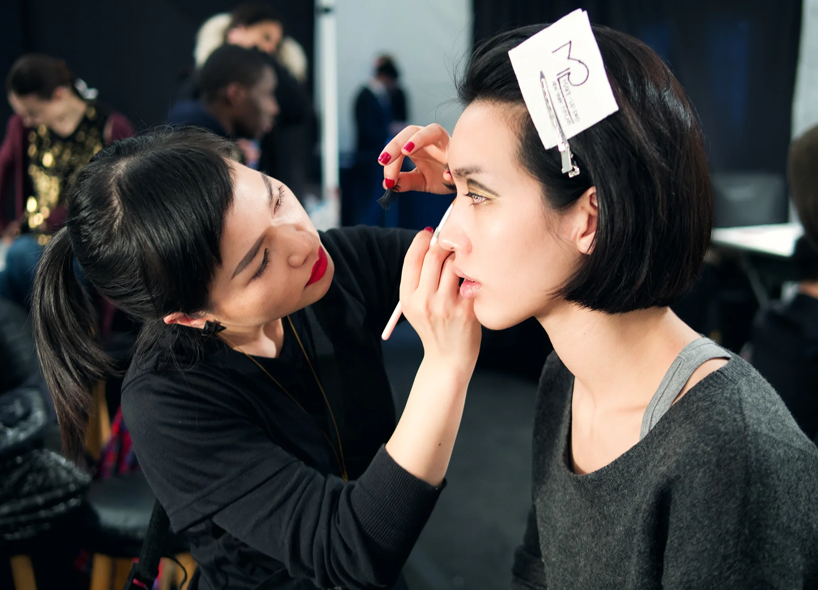 David Tlale backstage
