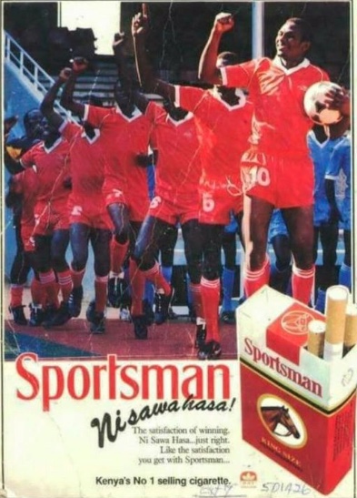British American Tobacco advertisement in Kenya